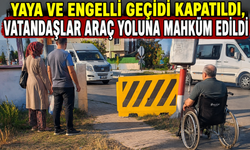 Yaya ve Engelli Geçidi Kapatıldı, Vatandaşlar Araç Yoluna Mahkûm Edildi