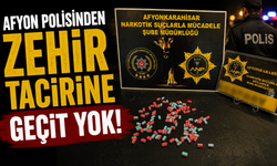 AFYON POLİSİNDEN ZEHİR TACİRİNE GEÇİT YOK!