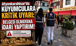 Afyonkarahisar’da Kuyumculara Kritik Uyarı: Belgesi Olmayana İdari Yaptırım!