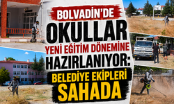 Bolvadin’de Okullar Yeni Eğitim Dönemine Hazırlanıyor: Belediye Ekipleri Sahada