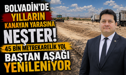 Bolvadin’de Yılların Kanayan Yarasına Neşter! 45 Bin Metrekarelik Yol Baştan Aşağı Yenileniyor