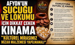 Afyon’un Sucuğu ve Lokumu İçin Dikkat Çeken Kınama “Kültürel Mirasımız Mizah Malzemesi Yapılmamalı”