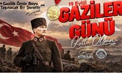 BAŞKANIMIZ BURCU KÖKSAL’IN 19 EYLÜL GAZİLER GÜNÜ MESAJI