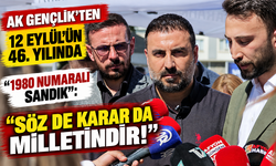 AK GENÇLİK’TEN 12 EYLÜL’ÜN 46. YILINDA “1980 NUMARALI SANDIK”: “SÖZ DE KARAR DA MİLLETİNDİR!”
