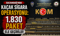 Sultandağı’nda Kaçak Sigara Operasyonu: 1.830 Paket Ele Geçirildi!