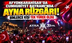 AFYONKARAHİSAR'DA CUMHURİYET BAYRAMI'NDA AYNA RÜZGÂRI! BİNLERCE KİŞİ TEK YÜREK OLDU