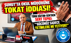 ŞUHUT'TA OKUL MÜDÜRÜNE TOKAT İDDİASI! TÜRK EĞİTİM-SEN'DEN SERT TEPKİ: “GÜCÜNÜZ SADECE YETİMLERE Mİ YETİYOR?”