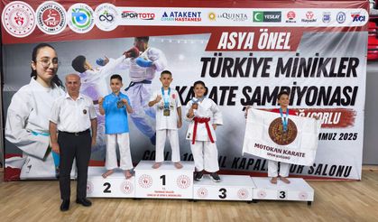 Minikler Türkiye Karate Şampiyonası’nda Büyük Başarı