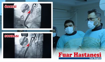 Fuar Hastanesi’nde Şah Damarına Yerleştirilen Stent ile 1 Günde Sağlığına Kavuştu