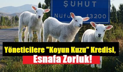 Yöneticilere "Koyun Kuzu" Kredisi, Esnafa Zorluk.!