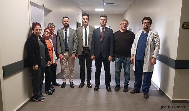 Afyonkarahisar'da Palyatif Bakım Servisine Önemli Ziyaret.!