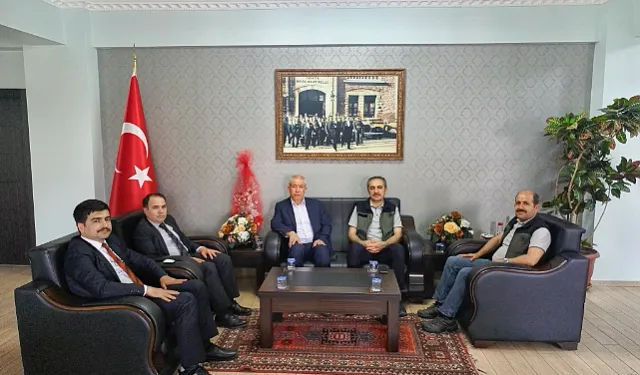 OGM MÜFETTİŞLERİ KAYMAKAM DURU'YU ZİYARET ETTİ.