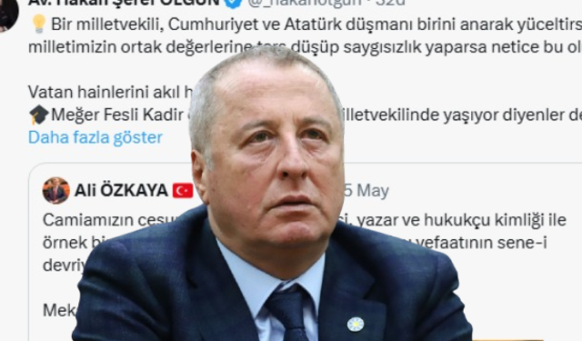 İyi Partili Olgun'dan AK Parti Milletvekiline Sert Tepki: "Fesli Kadir Ölmemiş, Milletvekilinde Yaşıyor!"