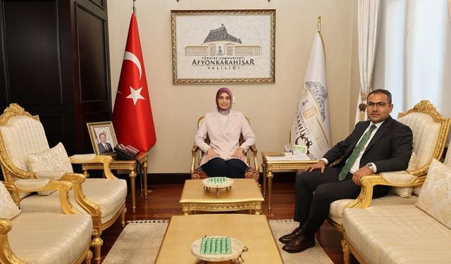 Vali Yiğitbaşı, İdare Mahkemesi Başkanı Ayna'yı Kabul etti..