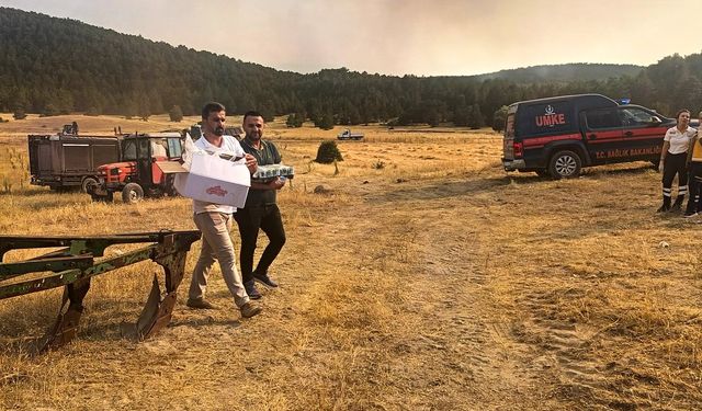 Afyonkarahisar'dan Eskişehir Orman Yangınına Destek