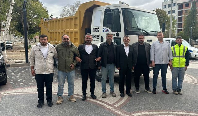 Yavuzlar İnşaat’tan Emirdağ Belediyesi’ne Hizmet Aracı Desteği.!