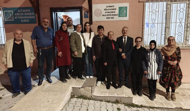 Altı Nokta Körler Derneği Afyon Şubesi’nde Ses Eğitimi Kursu Açılışı Gerçekleştirildi