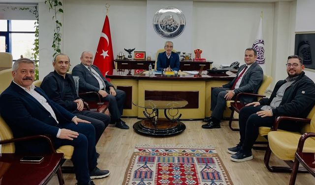 ESOB Başkanı Cengiz Üstün'e Nezaket Ziyareti