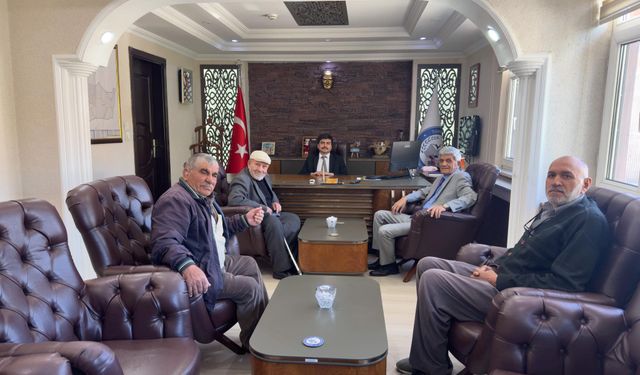 Kızılören Derneği'nden Kaymakam Çetin'e Ziyaret