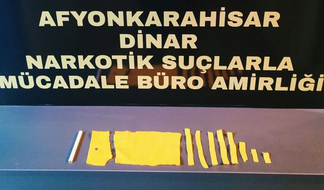 Otobüste Yapılan Aramada Peçeteye Emdirilmiş Uyuşturucu Ele Geçirildi
