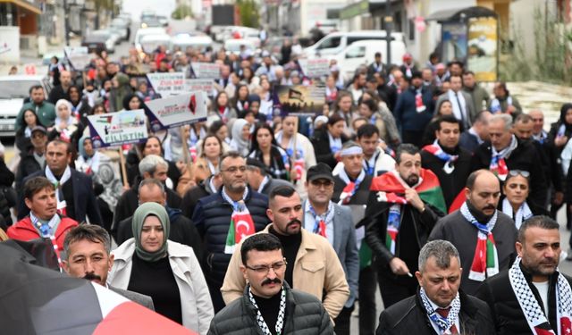 Emirdağ, Gazze İçin Tek Yürek Oldu.!
