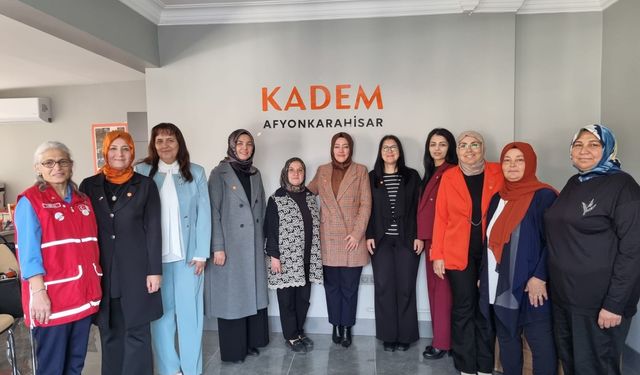 Karahisar Kadın Platformu’ndan KADEM Afyonkarahisar Temsilciliğine 25 Kasım Ziyareti