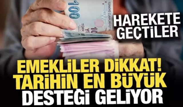 Emeklilere Yönelik Tam Kapsamlı Devlet Desteği.!