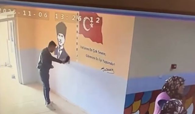 Göçerli Köyü okulunda bu görüntüler izleyenleri duygulandırdı