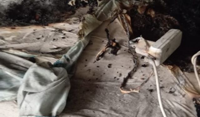 Afyonkarahisar’da Korkutan Ev Yangını.!