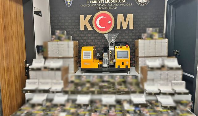 Kaçak Tütün Operasyonu: 77 Bin Makaron Ele Geçirildi