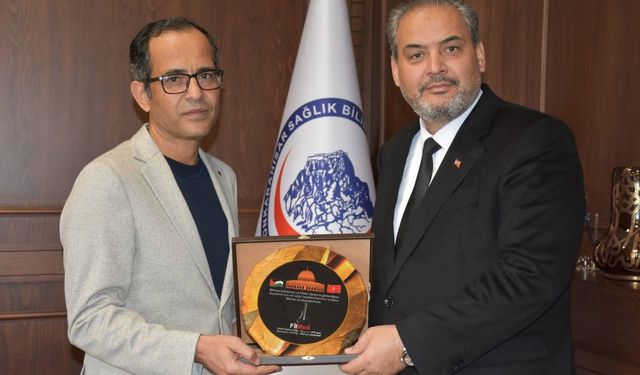 Üniversitemizin Filistin Davasına Desteğine Teşekkür Geldi