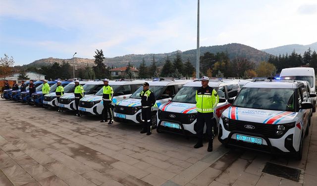 Emniyet ve Jandarma Teşkilatına 68 Yeni Araç