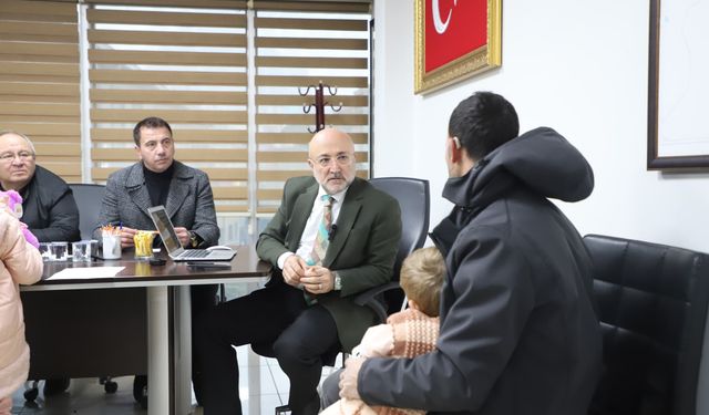 BAŞKAN ŞAHİN'DEN VATANDAŞ ODAKLI BULUŞMA