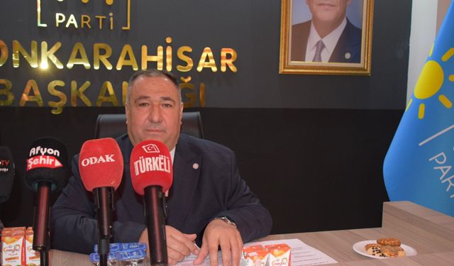 İYİ PARTİ AFYONKARAHİSAR İL BAŞKANI MUHAMMET MISIRLIOĞLU’NDAN SERT AÇIKLAMALAR