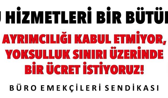 "KAMU HİZMETLERİ BİR BÜTÜNDÜR!"