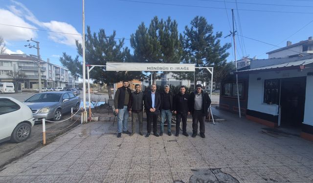 Mehmet Yalçın Alıcı, Özdilek Minibüs Hattı Durak Başkanı'nı Ziyaret Etti