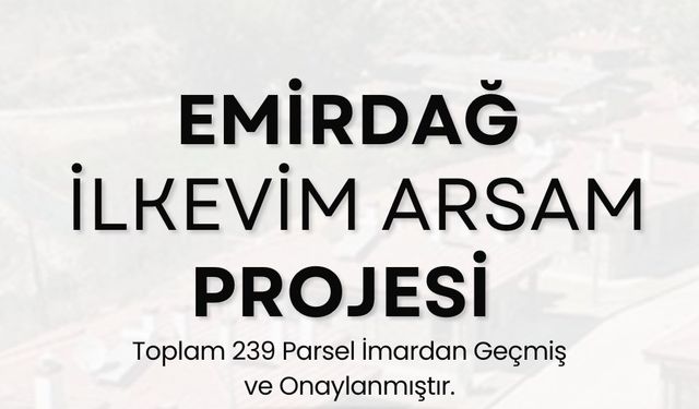 Başkan Koyuncu’dan Emirdağ’a Yeni Bir Müjde Daha