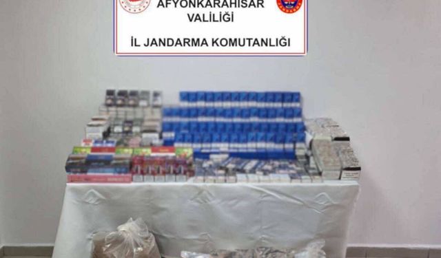 Afyonkarahisar'da Dev Operasyon: 18 Bin Makaron ve 14 Kg Kaçak Tütün Ele Geçirildi.!