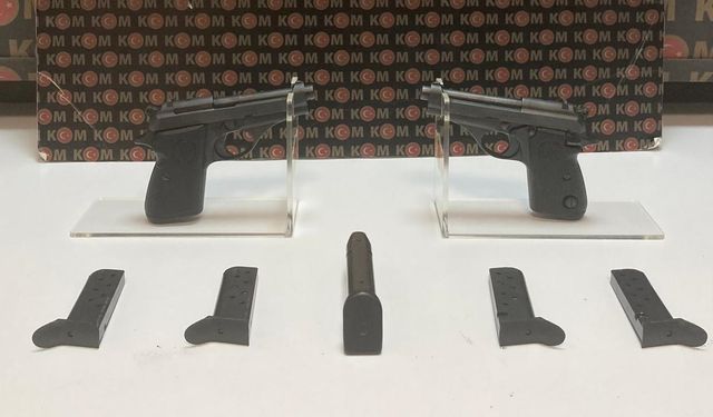 2 Adet Tabanca Ve 5 Adet Şarjör Ele Geçirildi