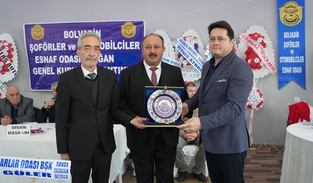 BOLVADİN ŞOFÖRLER VE OTOMOBİLCİLER ESNAF ODASI OLAĞAN GENEL KURULU GERÇEKLEŞTİRİLDİ