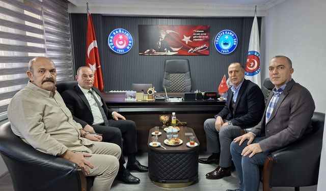 Afyonkarahisar Devlet Hastanesi Başhekimi Türk Sağlık-Sen’i Ziyaret Etti