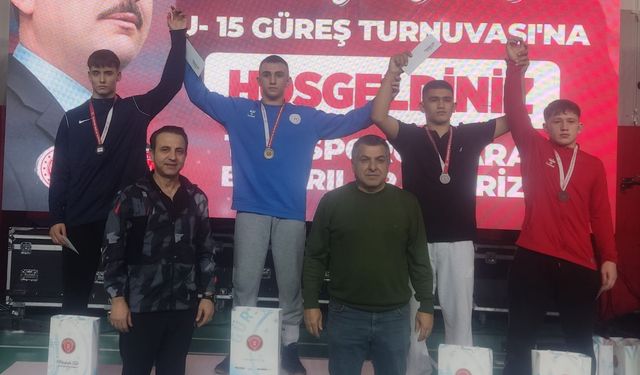 Bursa’da Düzenlenen Cüneyt Yıldız U-15 Güreş Turnuvasında Afyonkarahisarlı Sporcumuzdan Önemli Başarı