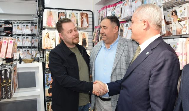 Ali Topçu ve Muhammet Mısırlıoğlu’ndan Esnaf Ziyareti