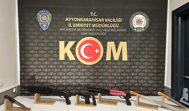 Afyon’da “Glock” Adlı Suç Örgütüne Operasyon: 2 Tutuklama