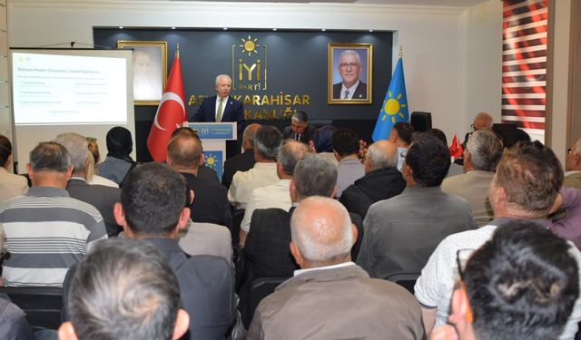 İYİ PARTİ GİK ÜYESİ ALİ TOPÇU: "AFYON TEŞKİLATI TÜM TÜRKİYE'YE ÖRNEK OLUYOR"