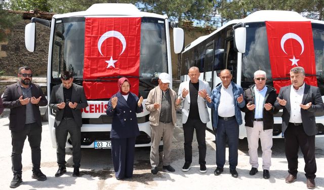 İscehisar Belediyesi Toplu Taşıma Filosuna 2 Araç Kattı