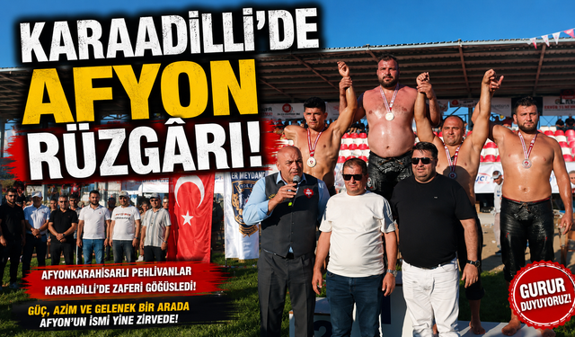 KARAADİLLİ'DE AFYON RÜZGÂRI!