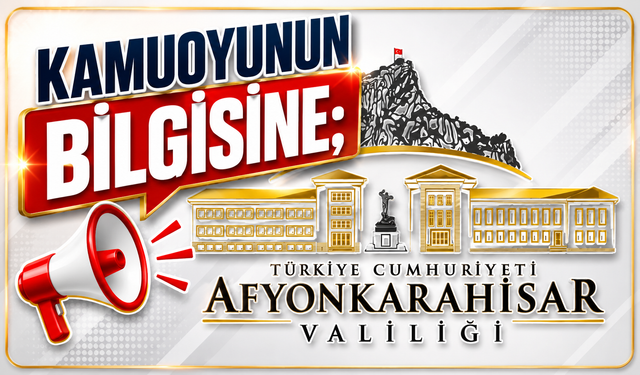 Kamuoyunun Bilgisine;