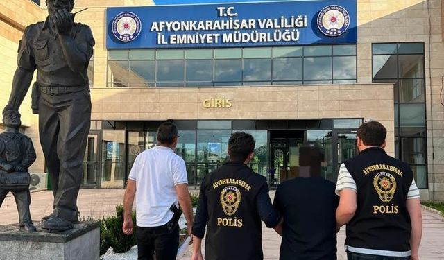Afyon’da Cinayet Hükümlüsü Yakalandı.!