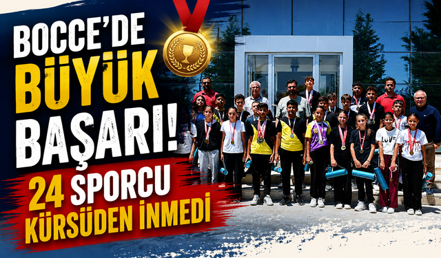 Bocce’de Büyük Başarı! 24 Sporcu Kürsüden İnmedi